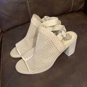 Vine Camuto strapped wedges